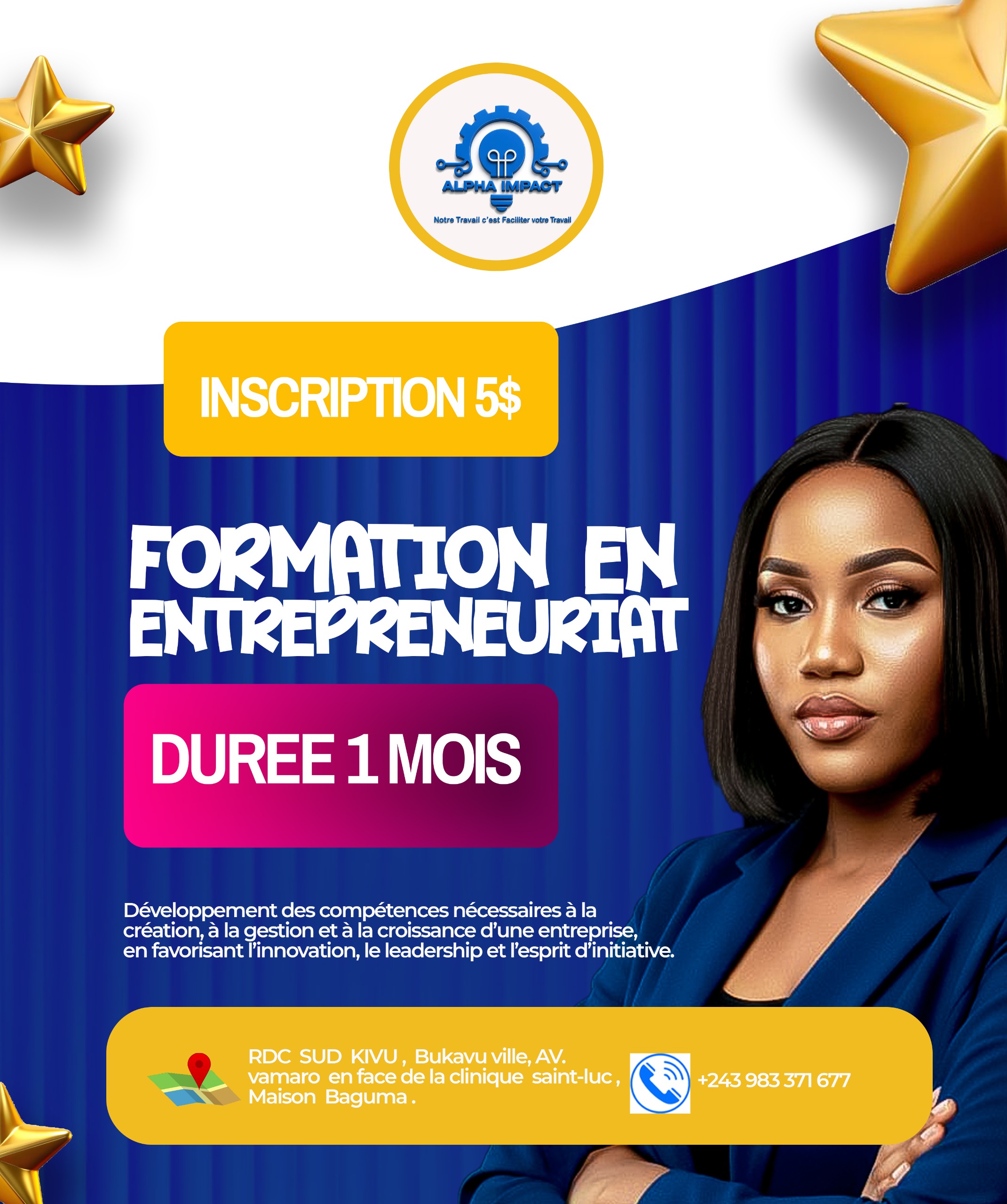FORMATION EN ENTREPRENEURIAT